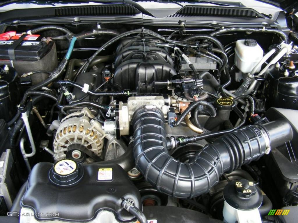 2007 Mustang V6 Premium Coupe - Black / Dark Charcoal photo #13