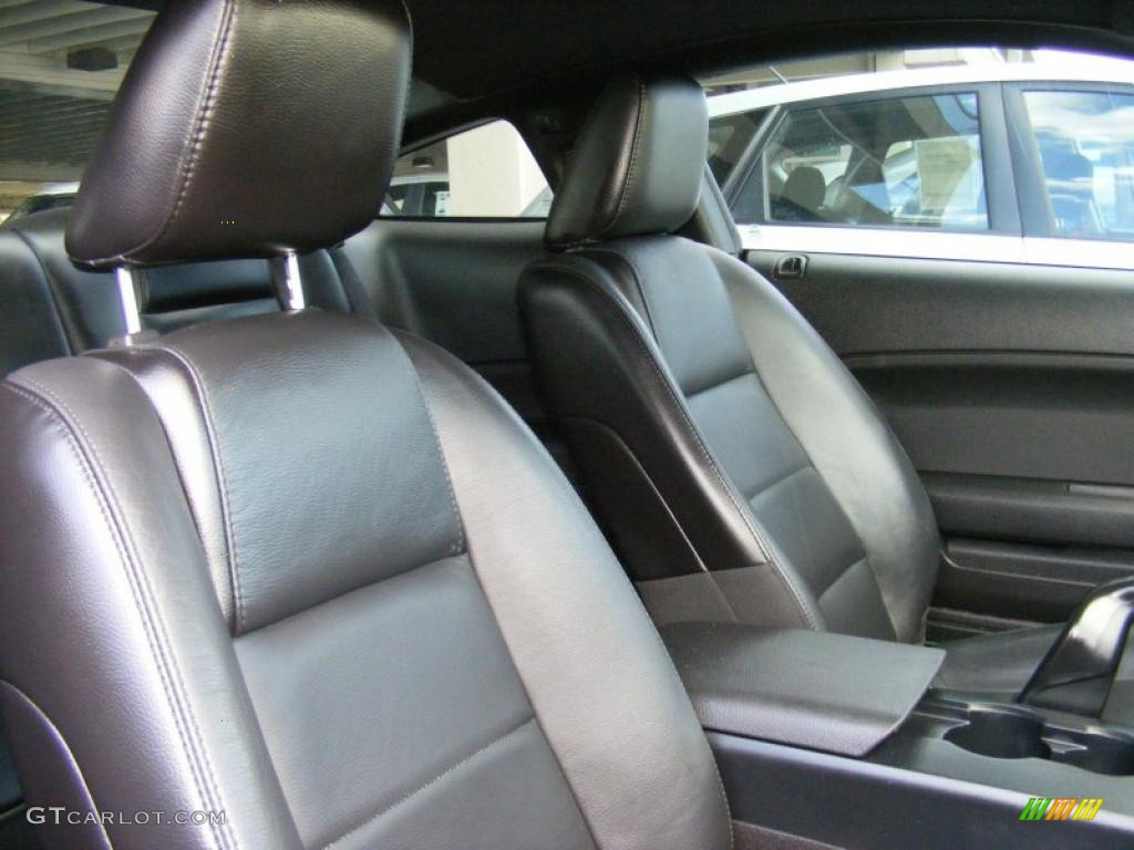 2007 Mustang V6 Premium Coupe - Black / Dark Charcoal photo #27