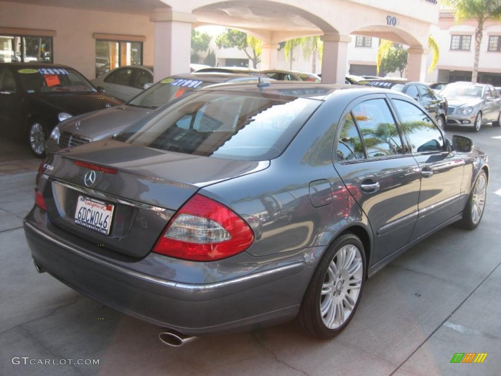 2008 E 350 Sedan - Flint Grey Metallic / Black photo #2
