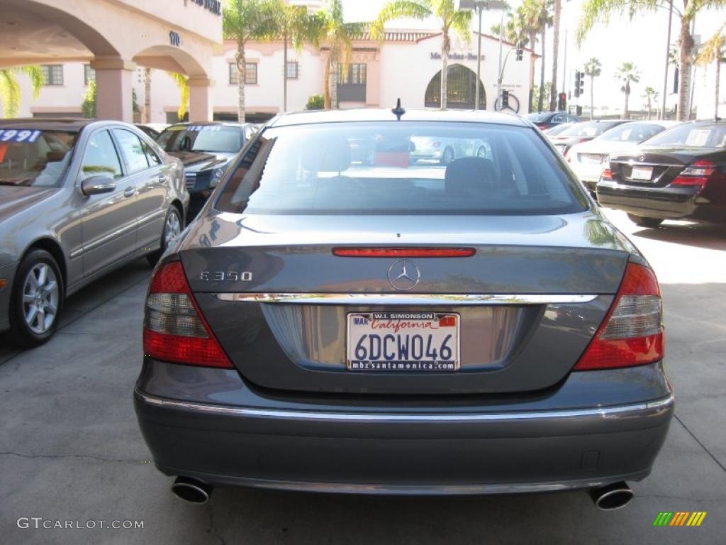 2008 E 350 Sedan - Flint Grey Metallic / Black photo #3