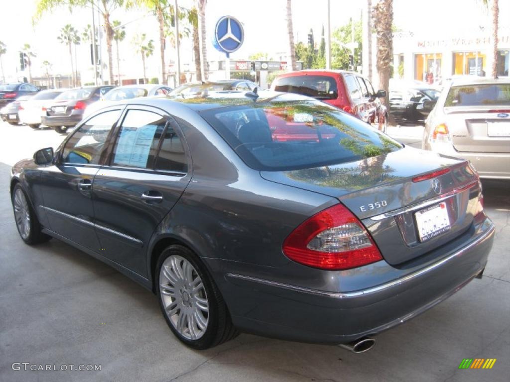 2008 E 350 Sedan - Flint Grey Metallic / Black photo #4