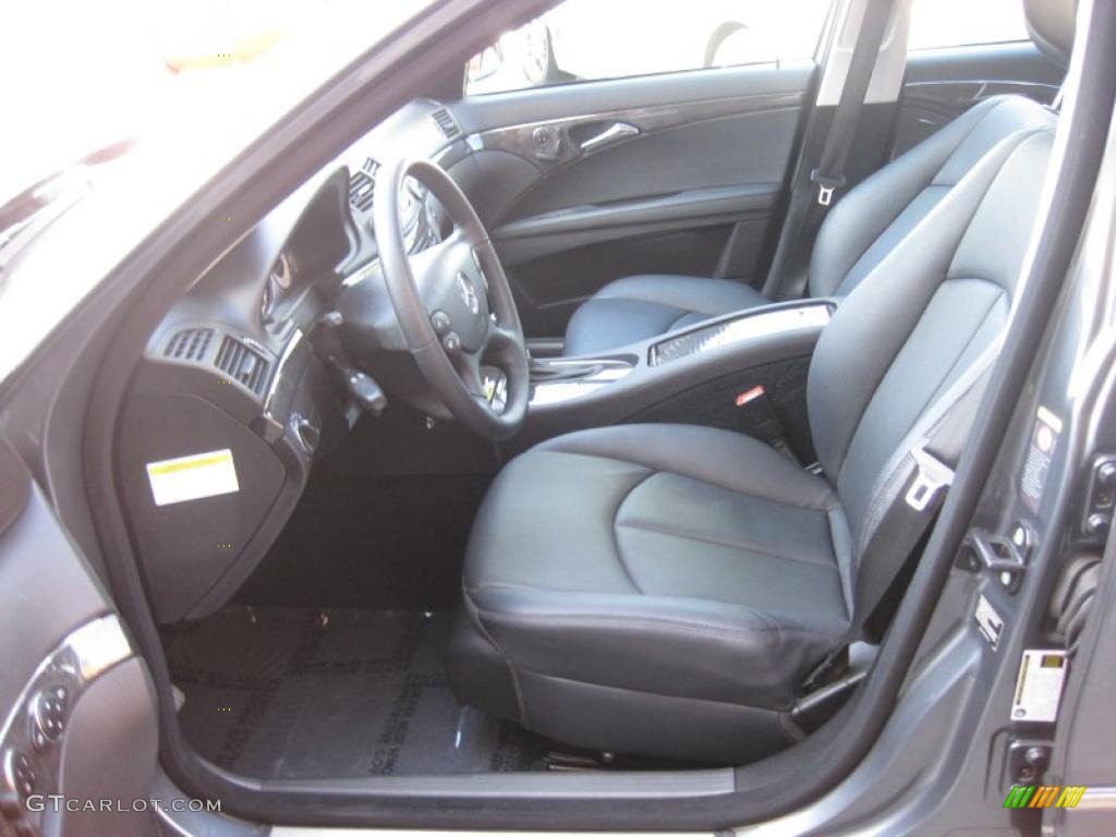 2008 E 350 Sedan - Flint Grey Metallic / Black photo #17