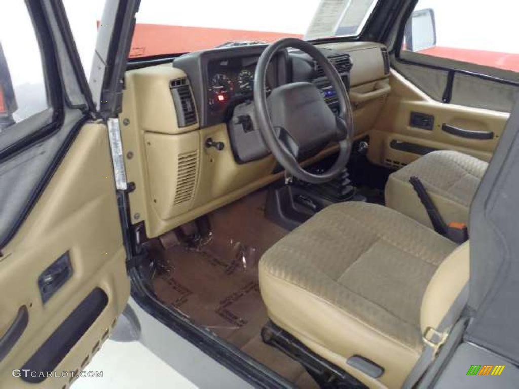 Agate Interior 1999 Jeep Wrangler SE 4x4 Photo #40138061