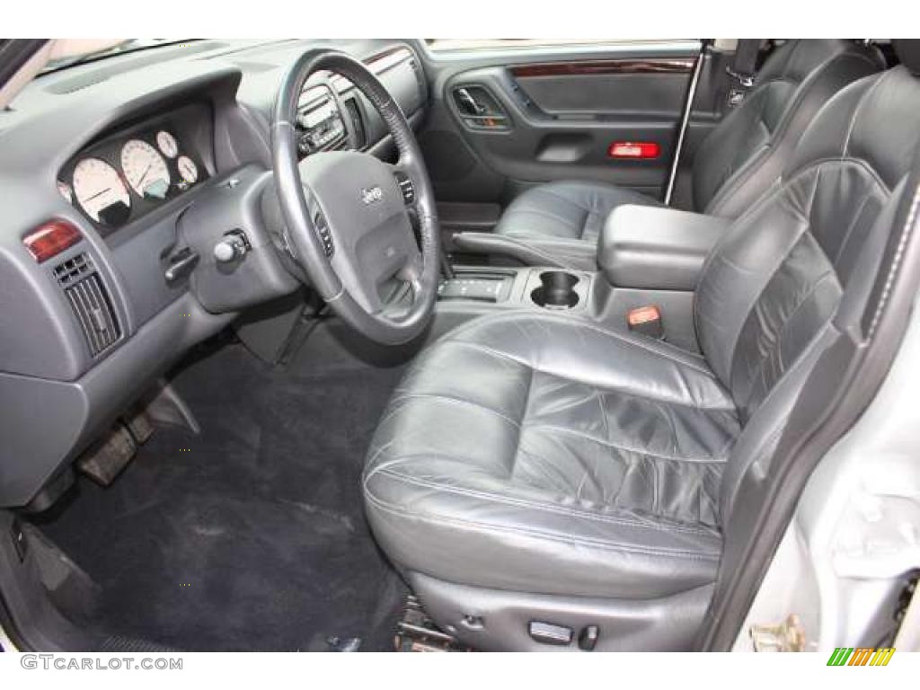 Dark Slate Gray Interior 2003 Jeep Grand Cherokee Limited 4x4 Photo #40138325
