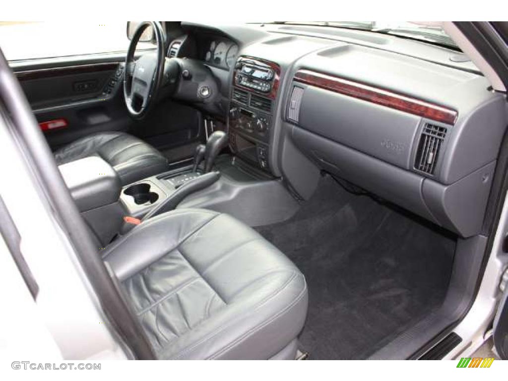 2003 Jeep Grand Cherokee Limited 4x4 Dark Slate Gray Dashboard Photo #40138341