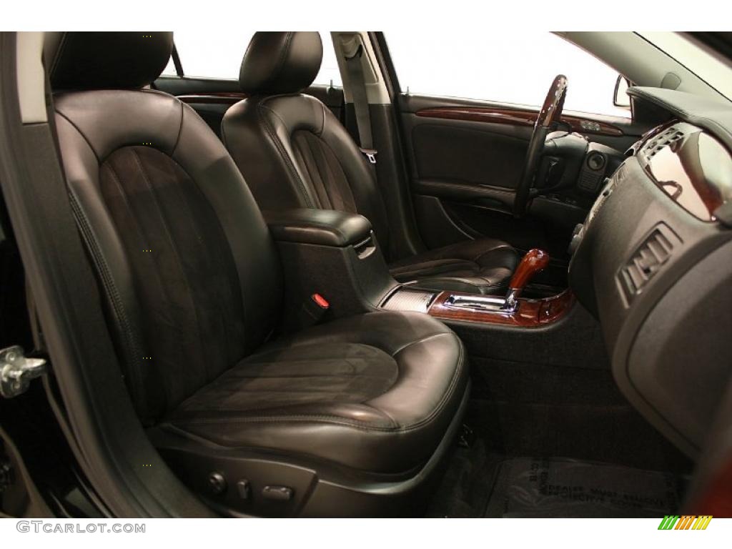 Ebony Interior 2009 Buick Lucerne Super Photo #40138393