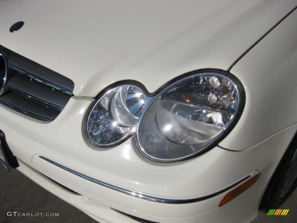 2008 CLK 350 Coupe - Arctic White / Stone photo #21
