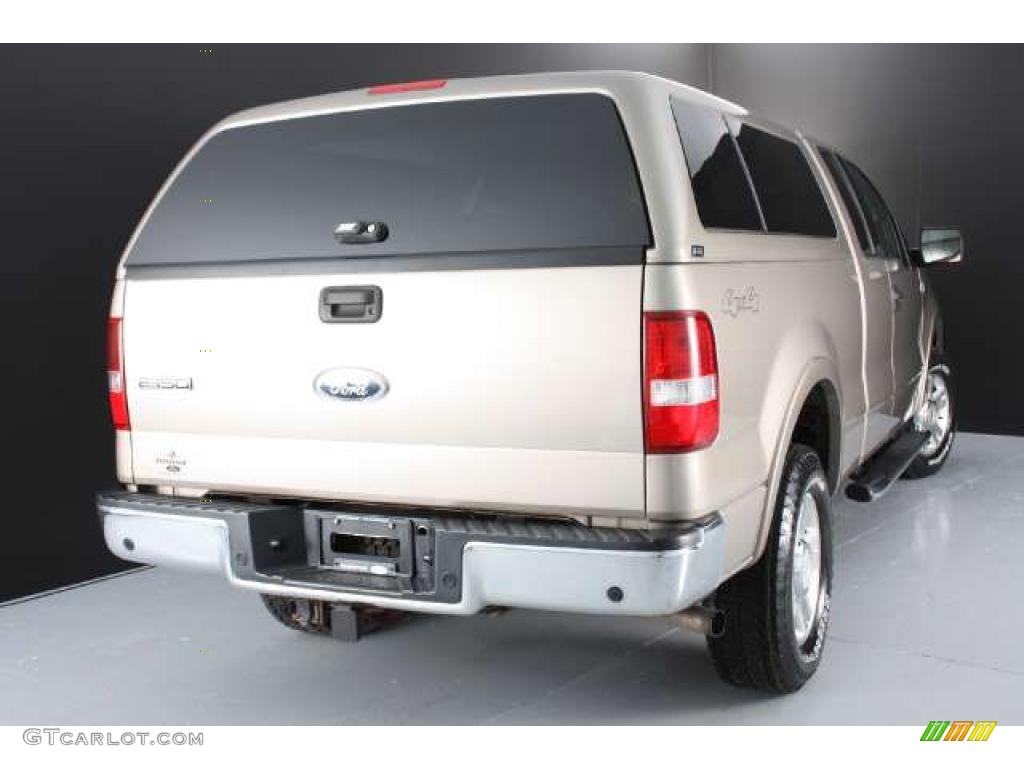 2004 F150 Lariat SuperCab 4x4 - Arizona Beige Metallic / Tan photo #2