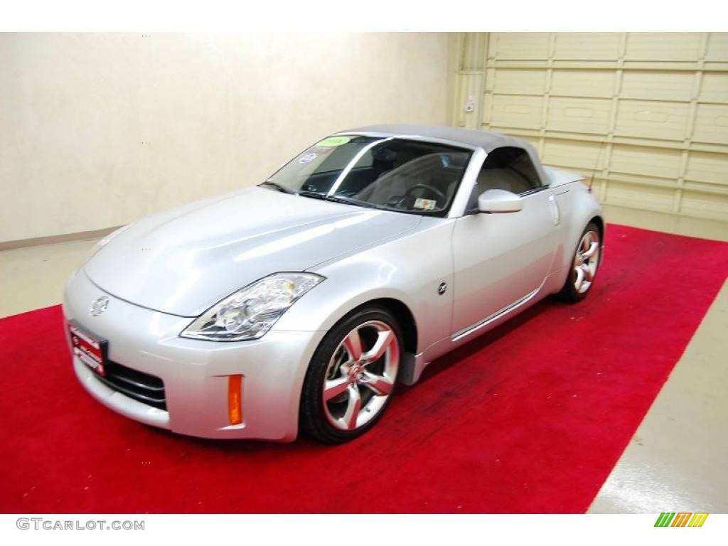 Silver Alloy 2008 Nissan 350Z Enthusiast Roadster Exterior Photo #40139313