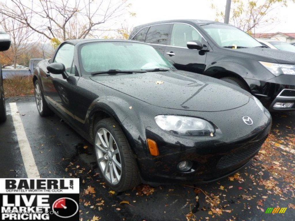 2007 MX-5 Miata Touring Roadster - Brilliant Black / Black photo #1