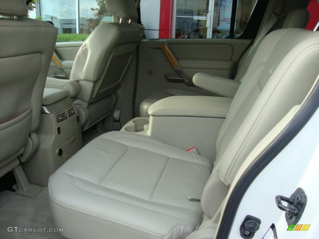 2007 QX 56 4WD - Tuscan Pearl / Willow Beige photo #39