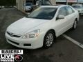 2007 Taffeta White Honda Accord EX-L V6 Sedan  photo #3