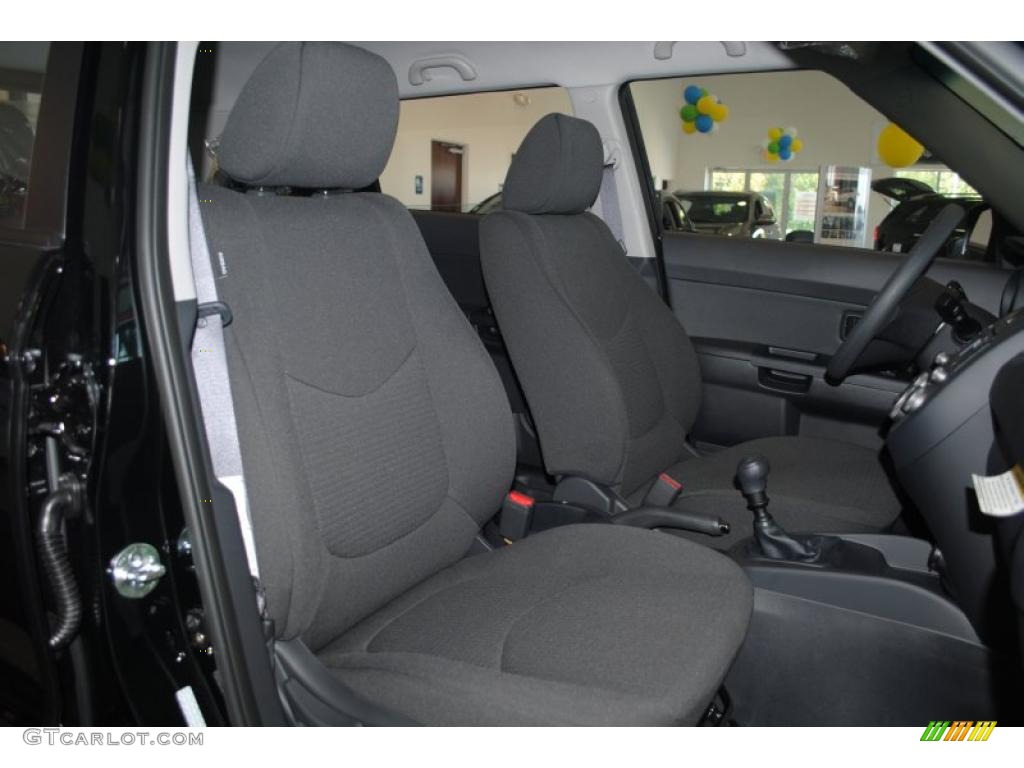 Black Cloth Interior 2011 Kia Soul 1.6 Photo #40142813