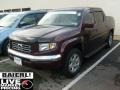 2007 Dark Cherry Pearl Honda Ridgeline RTL  photo #3