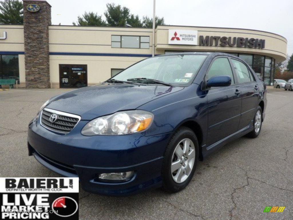 2006 Corolla S - Indigo Ink Pearl / Dark Charcoal photo #1