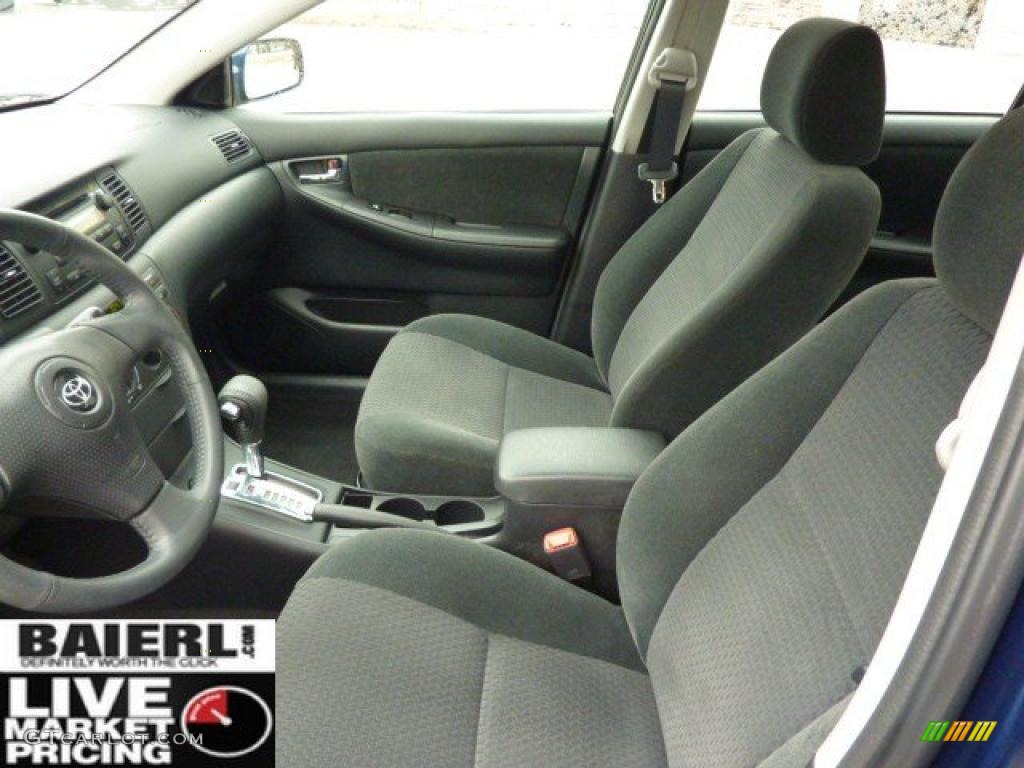 2006 Corolla S - Indigo Ink Pearl / Dark Charcoal photo #10
