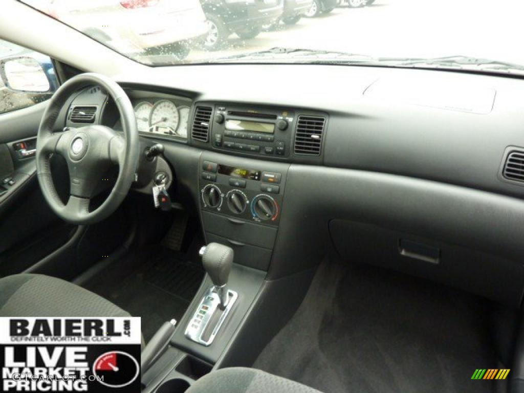 2006 Corolla S - Indigo Ink Pearl / Dark Charcoal photo #17