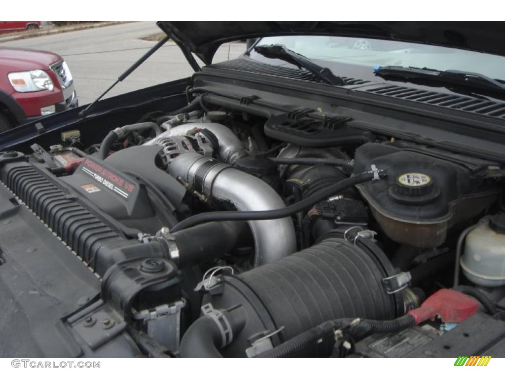 2004 Ford F350 Super Duty Lariat SuperCab 4x4 6.0 Liter OHV 32-Valve Power Stroke Turbo Diesel V8 Engine Photo #40144761
