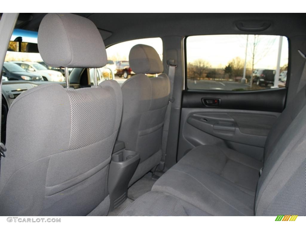 Graphite Gray Interior 2007 Toyota Tacoma V6 TRD Sport Double Cab 4x4 Photo #40145509