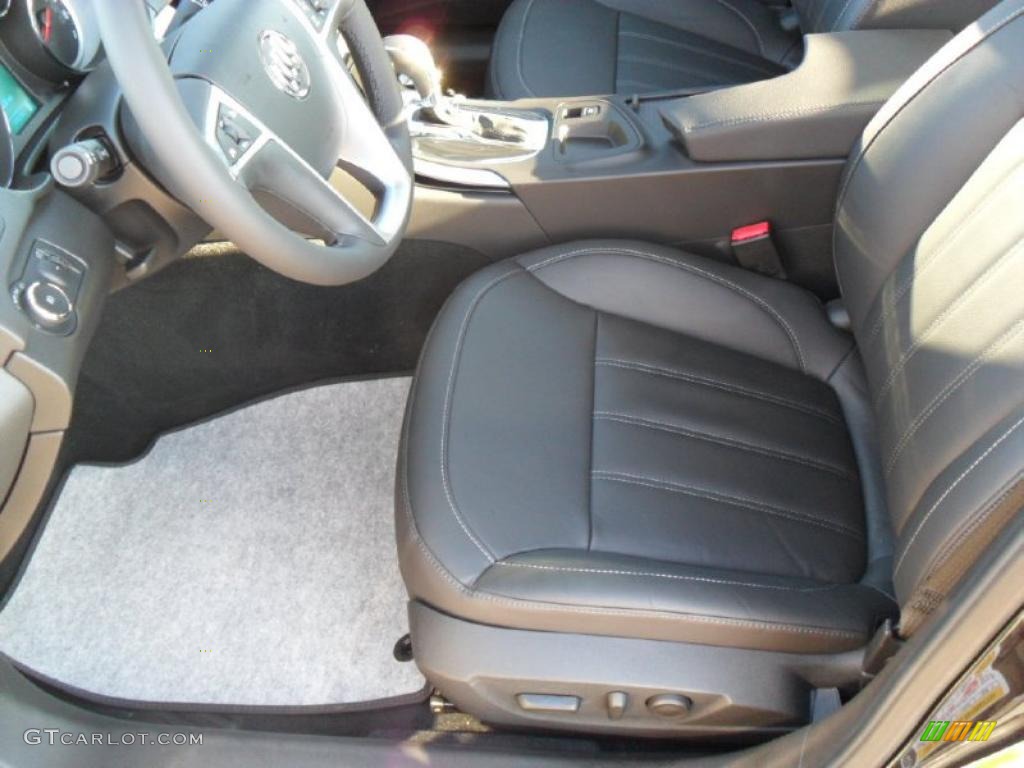 Ebony Interior 2011 Buick Regal CXL Photo #40146893