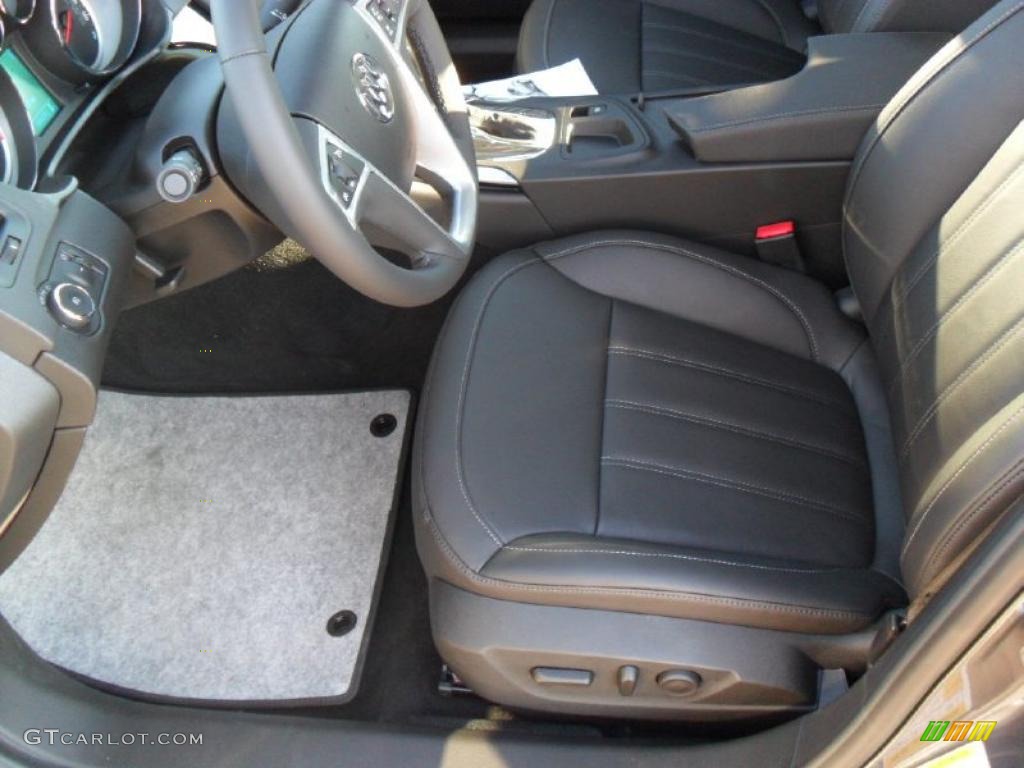 Ebony Interior 2011 Buick Regal CXL Photo #40147349