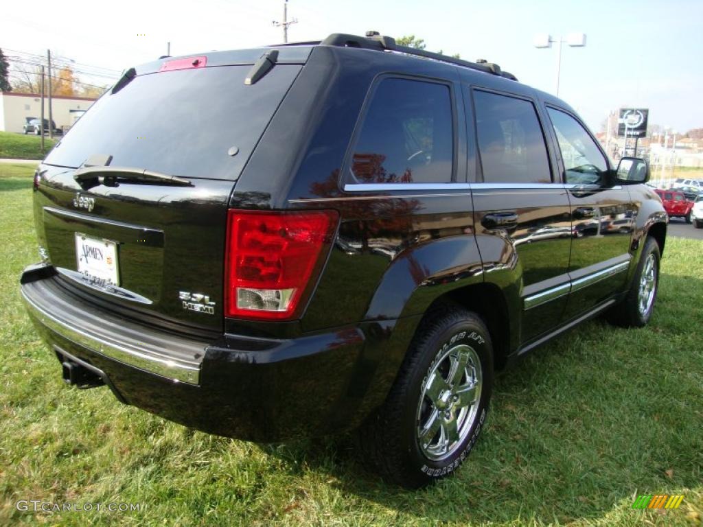 2006 Grand Cherokee Limited 4x4 - Black / Khaki photo #7