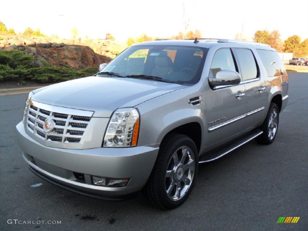 2011 Escalade ESV Luxury AWD - Silver Lining Metallic / Cashmere/Cocoa photo #1