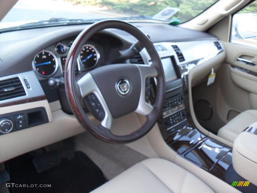 Cashmere/Cocoa Interior 2011 Cadillac Escalade ESV Luxury AWD Photo #40149077