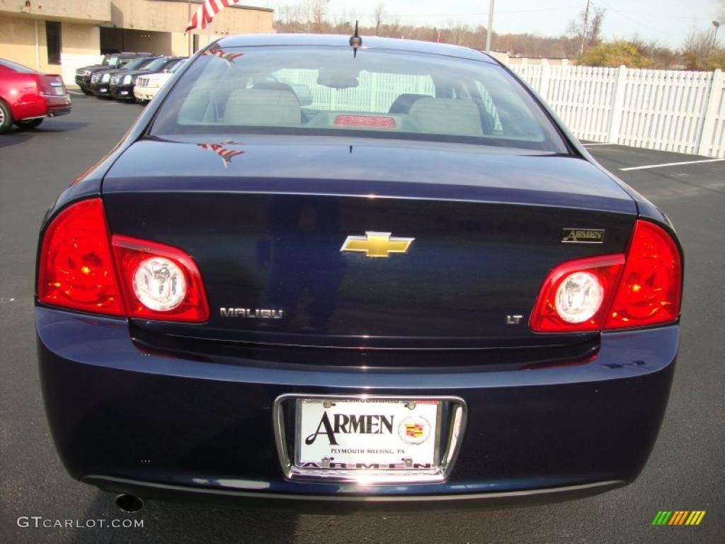 2008 Malibu LT Sedan - Imperial Blue Metallic / Titanium Gray photo #8