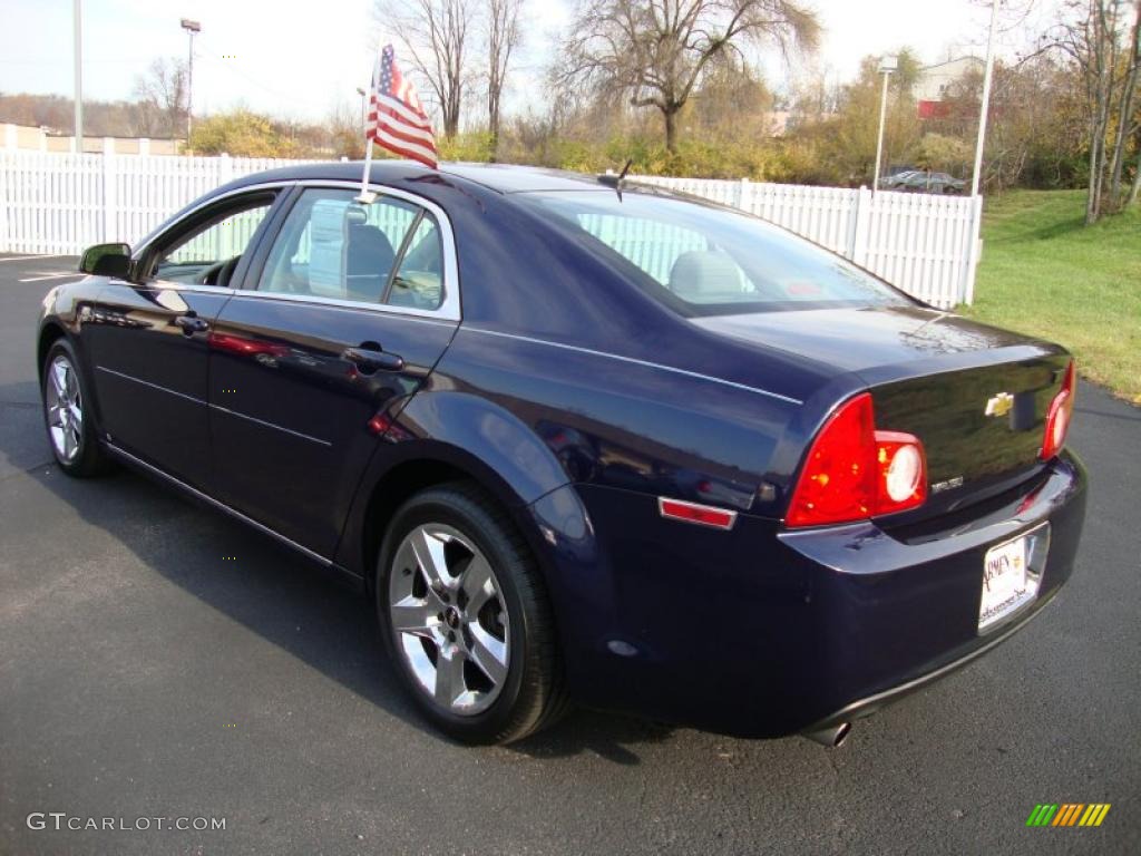 2008 Malibu LT Sedan - Imperial Blue Metallic / Titanium Gray photo #9