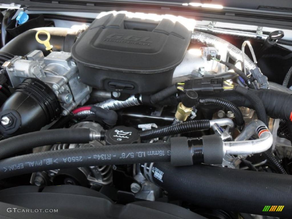 2011 Chevrolet Silverado 2500HD Extended Cab 4x4 6.6 Liter OHV 32-Valve Duramax Turbo-Diesel V8 Engine Photo #40149525