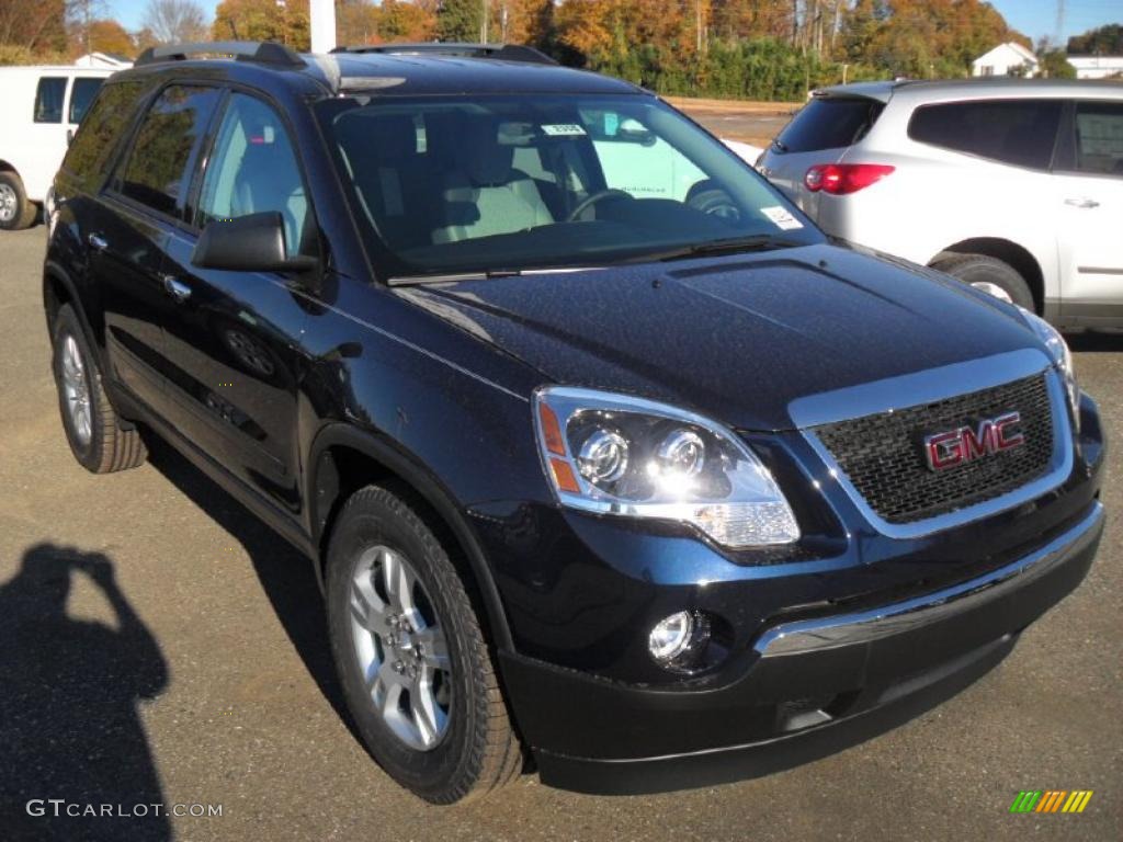 2011 Acadia SLE - Deep Blue Metallic / Light Titanium photo #5