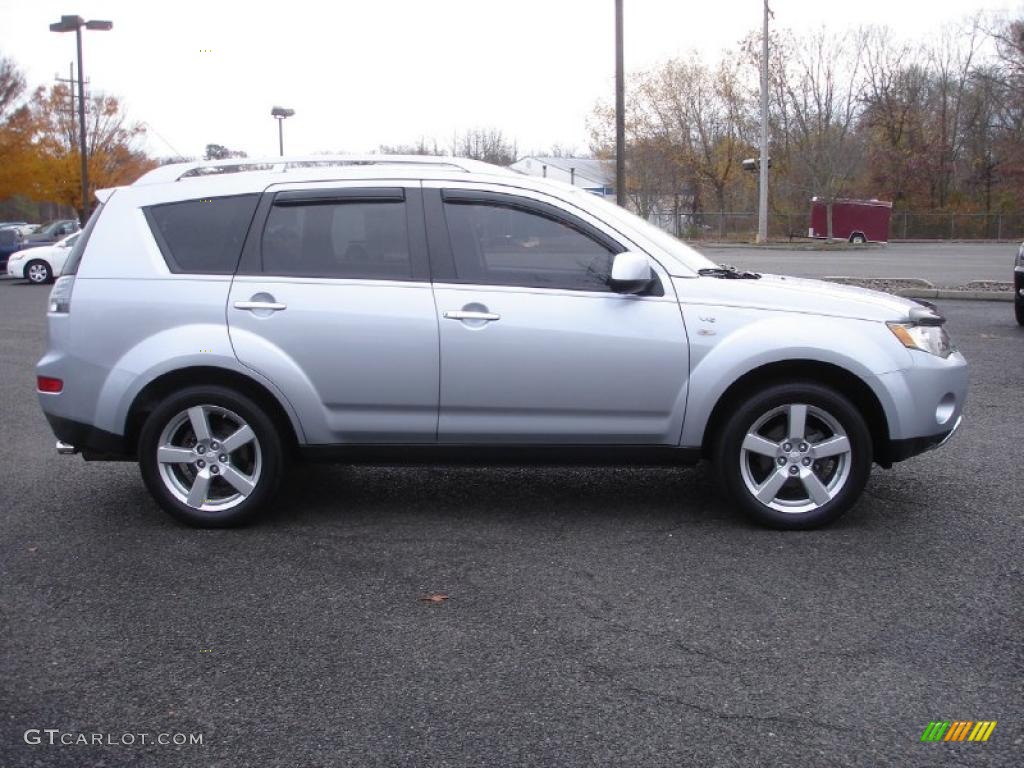 Cool Silver Metallic 2008 Mitsubishi Outlander XLS 4WD Exterior Photo #40150225