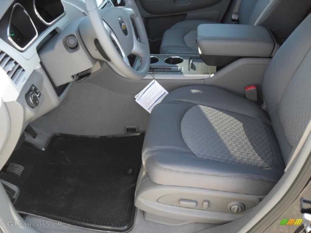 2011 Traverse LT - Dark Blue Metallic / Dark Gray/Light Gray photo #7