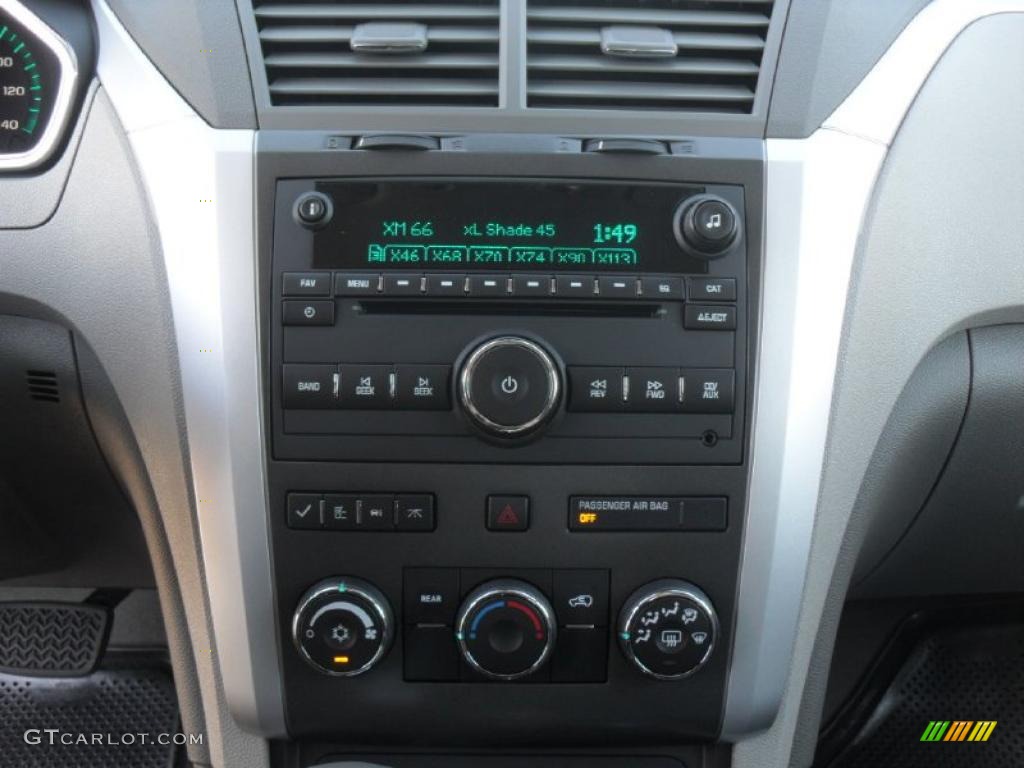 2011 Traverse LT - Dark Blue Metallic / Dark Gray/Light Gray photo #10