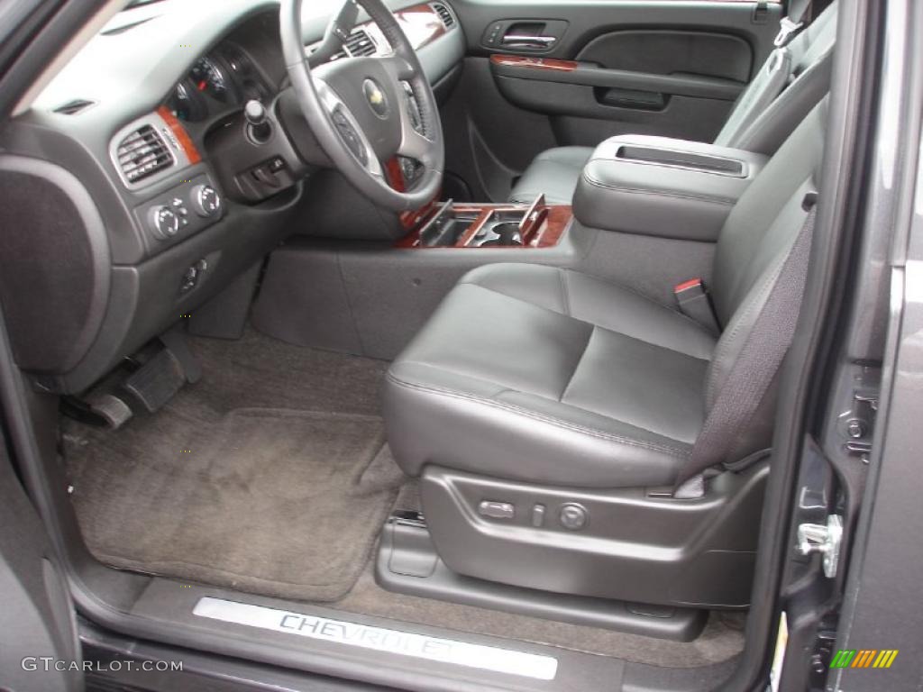 Ebony Interior 2010 Chevrolet Avalanche LTZ 4x4 Photo #40151037