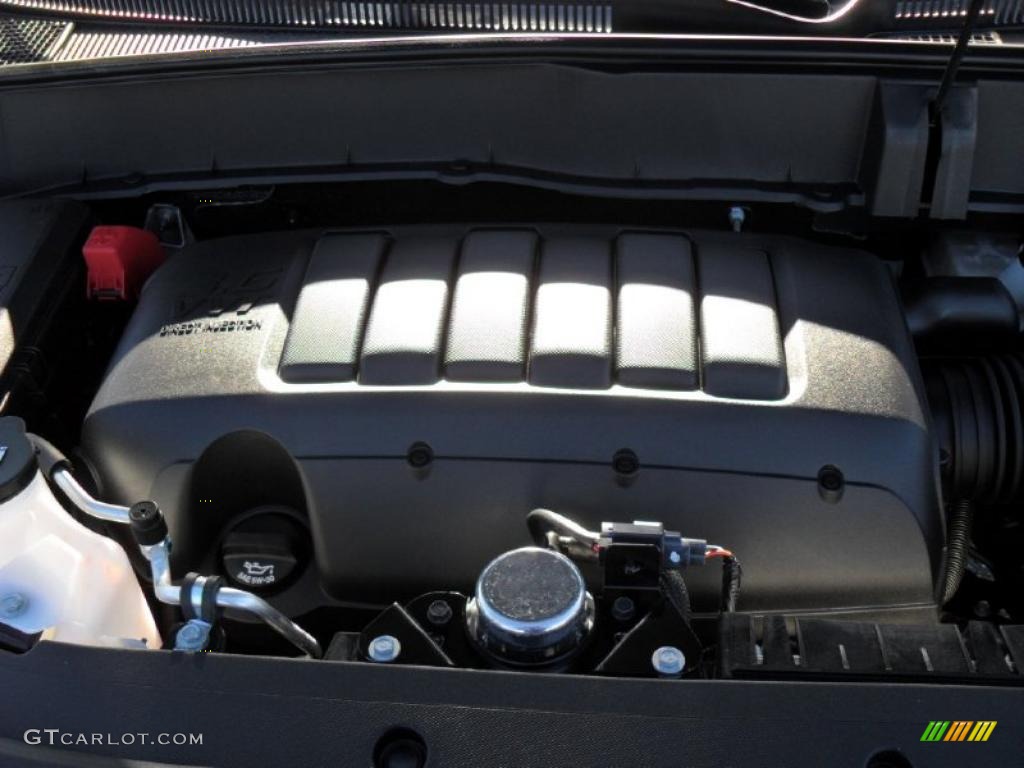 2011 Traverse LT - Steel Green Metallic / Ebony/Ebony photo #24