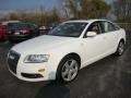 Ibis White - A6 3.2 quattro Sedan Photo No. 2