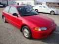 1994 Milano Red Honda Civic CX Hatchback  photo #4