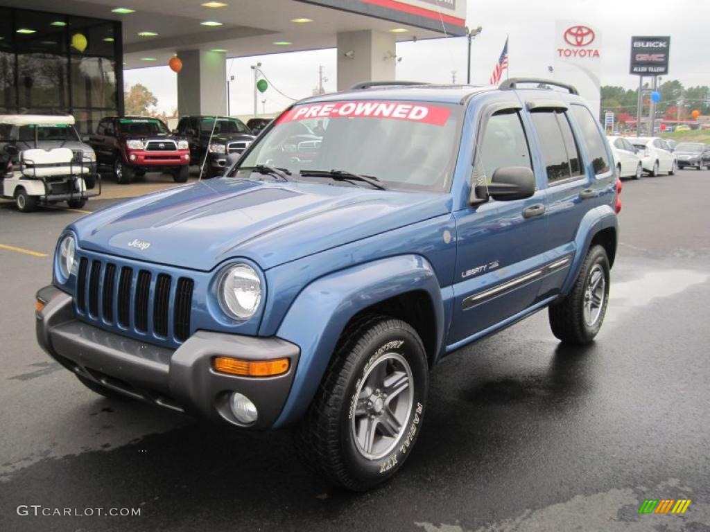 2004 Liberty Rocky Mountain Edition 4x4 - Atlantic Blue Pearl / Dark Slate Gray photo #1