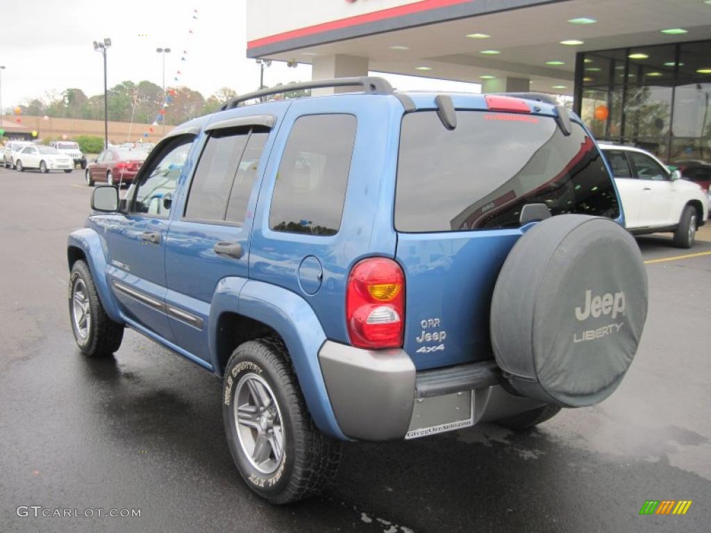 2004 Liberty Rocky Mountain Edition 4x4 - Atlantic Blue Pearl / Dark Slate Gray photo #3
