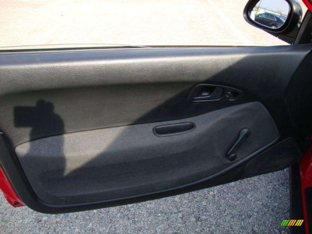 1994 Honda Civic CX Hatchback Dark Grey Door Panel Photo #40154181