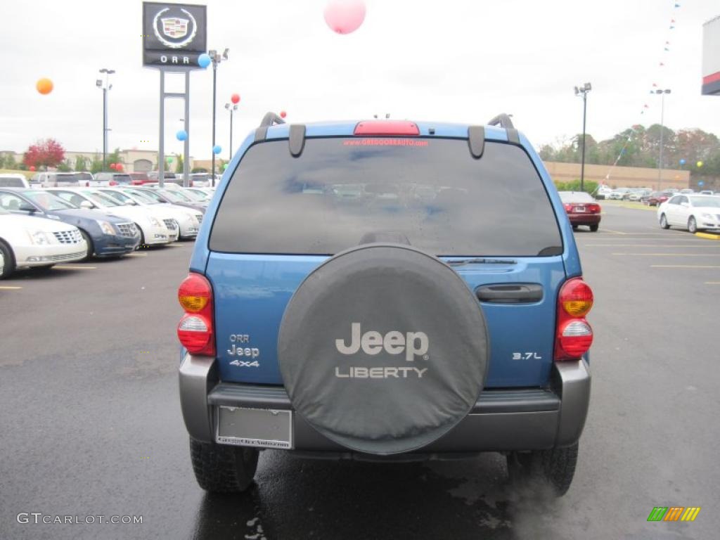 2004 Liberty Rocky Mountain Edition 4x4 - Atlantic Blue Pearl / Dark Slate Gray photo #4