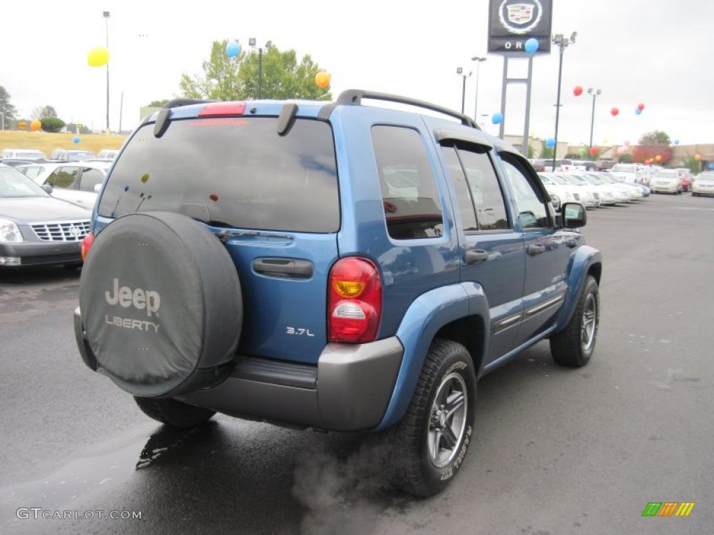 2004 Liberty Rocky Mountain Edition 4x4 - Atlantic Blue Pearl / Dark Slate Gray photo #5