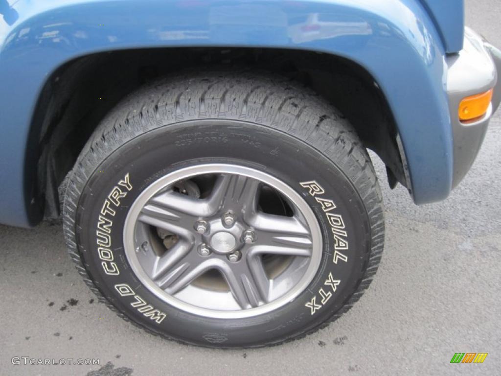 2004 Liberty Rocky Mountain Edition 4x4 - Atlantic Blue Pearl / Dark Slate Gray photo #12