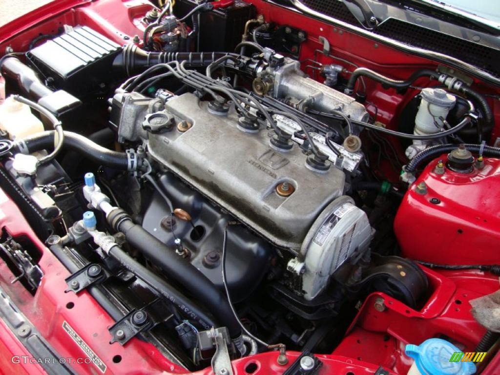 1994 Honda Civic CX Hatchback 1.5 Liter SOHC 8-Valve Inline 4 Cylinder Engine Photo #40154465