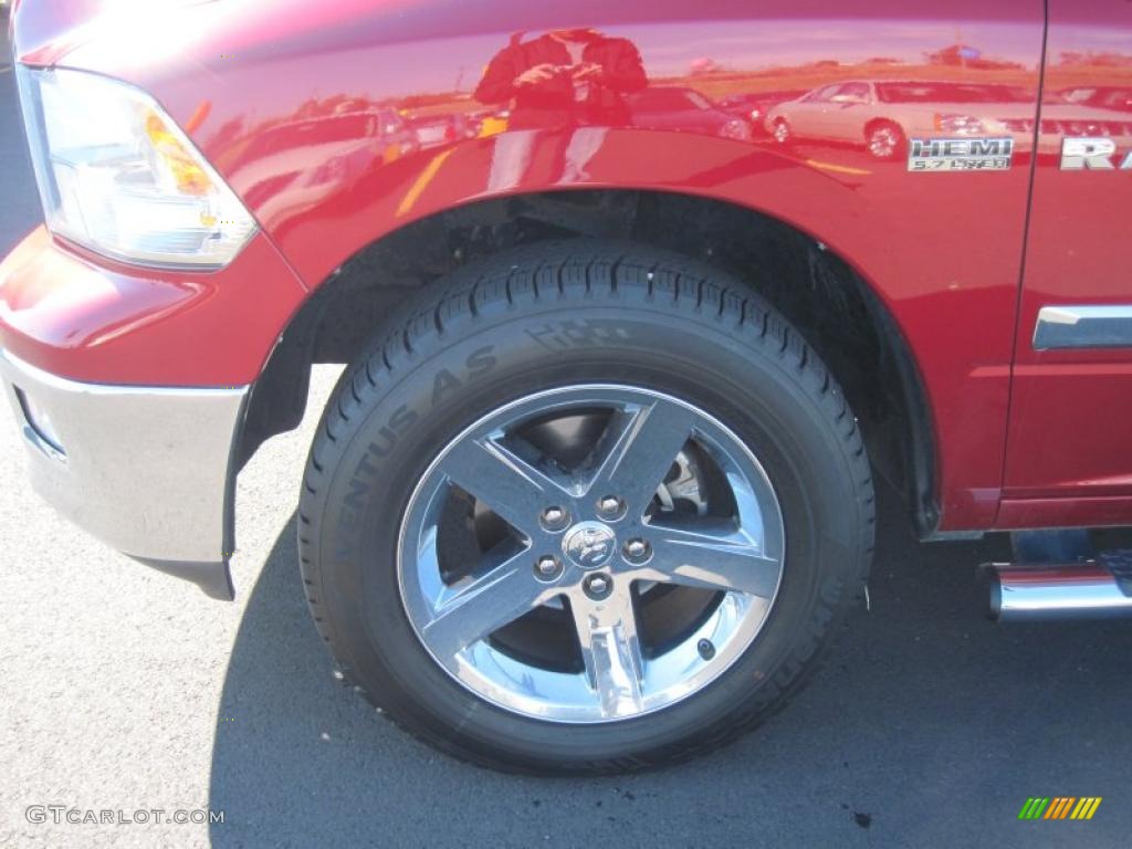 2009 Ram 1500 Lone Star Edition Crew Cab - Flame Red / Dark Slate/Medium Graystone photo #9