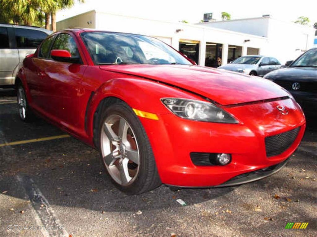 2004 RX-8 Sport - Velocity Red Mica / Black photo #1