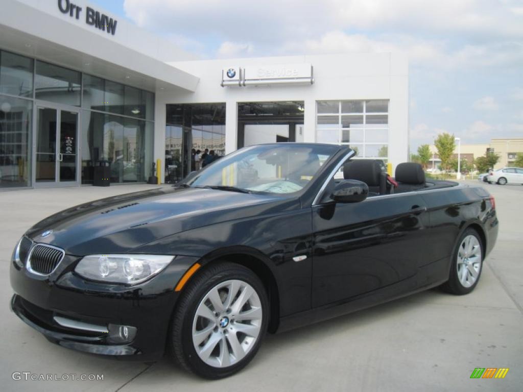 2011 3 Series 328i Convertible - Jet Black / Black photo #1