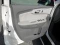 Dark Gray/Light Gray 2011 Chevrolet Traverse LT Door Panel